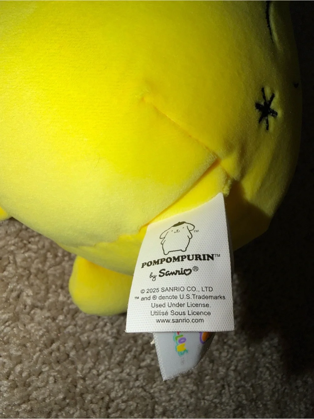 Sanrio Pompompurin Yellow Plush Toy
